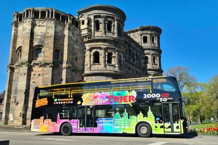 Stadtrundfahrt mit dem Doppeldeckerbus - © Trier Tourismus und Marketing GmbH 