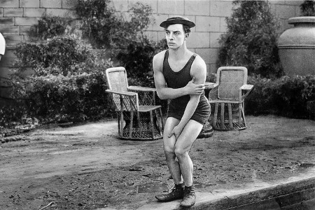 Auf einen Take mit Buster Keaton